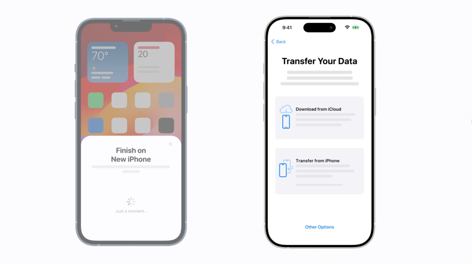 Pindah Data iPhone