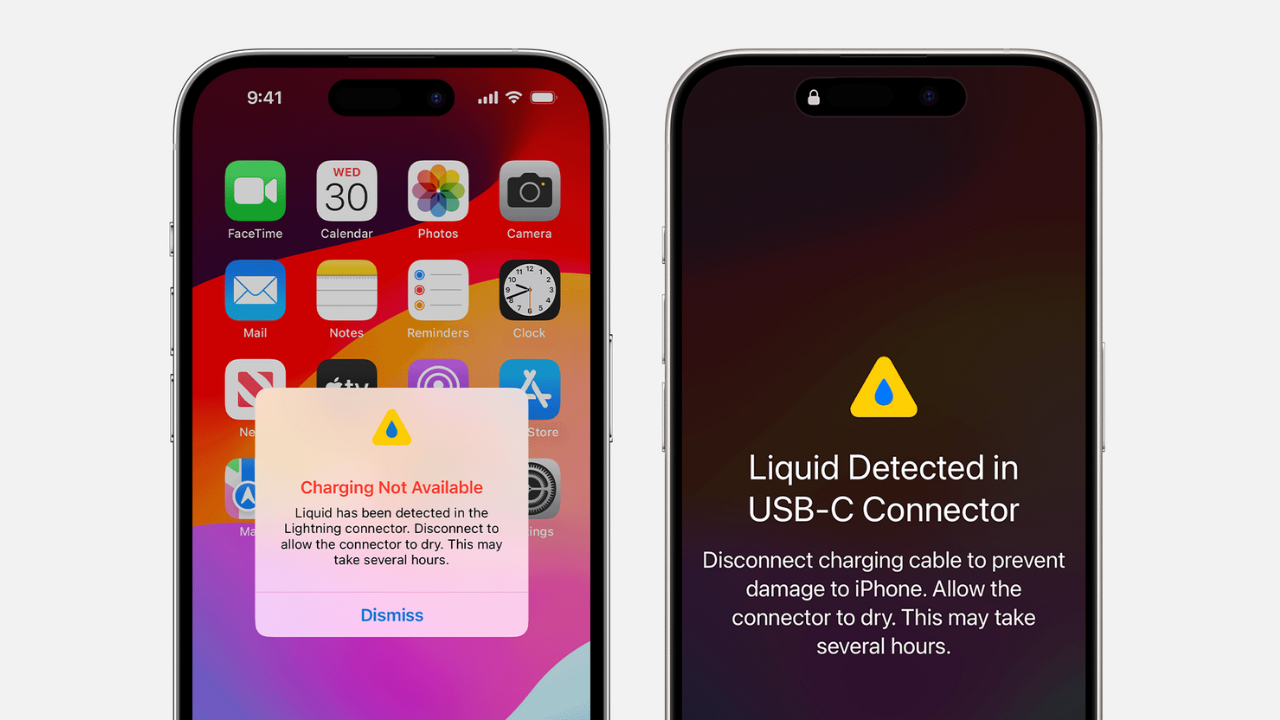 Liquid Detected iPhone